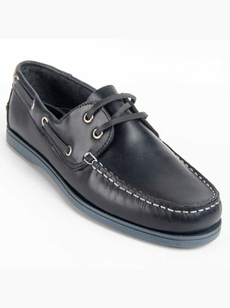 Nauticos Casual Cuero Purapiel Azul - Kiabi