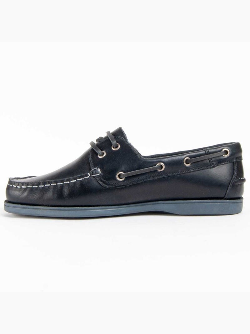Nauticos Casual Cuero Purapiel Azul - Kiabi
