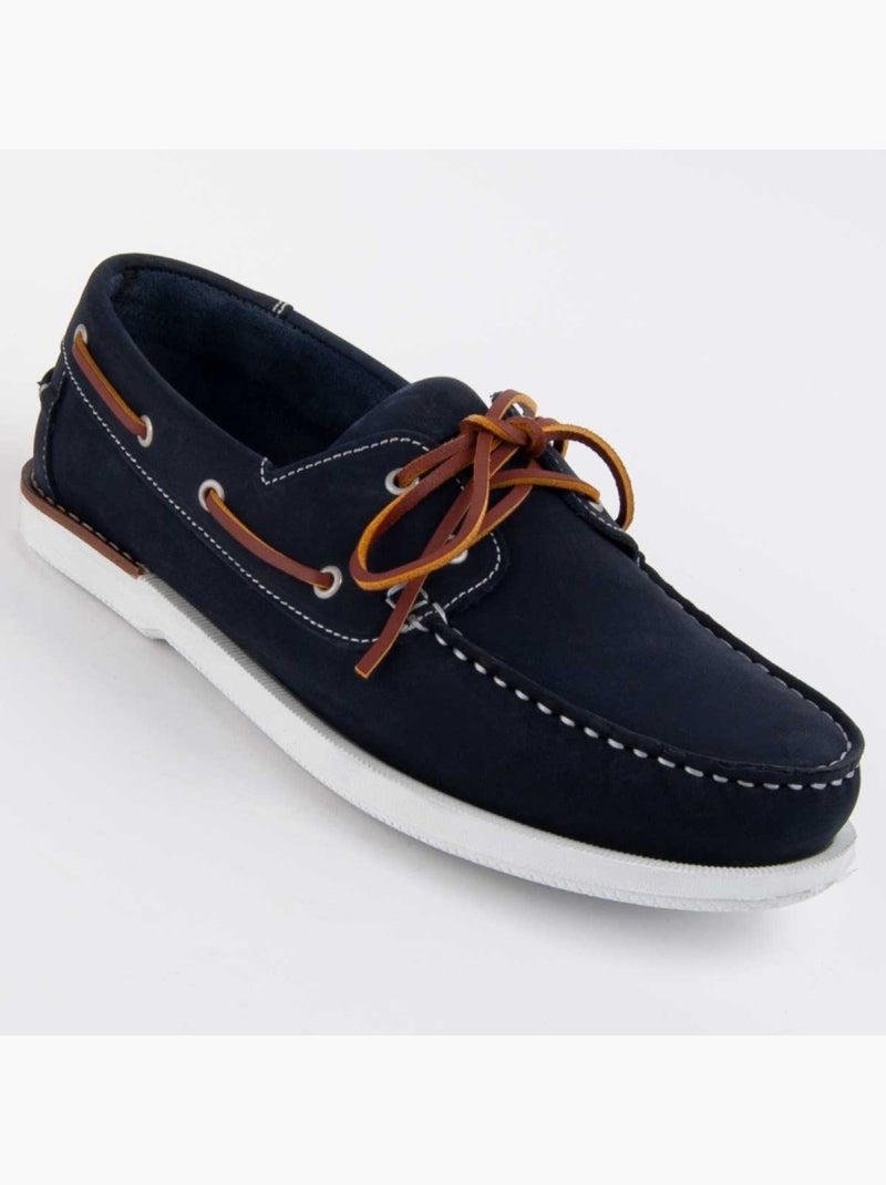 Nauticos Casual Cuero Purapiel Azul - Kiabi