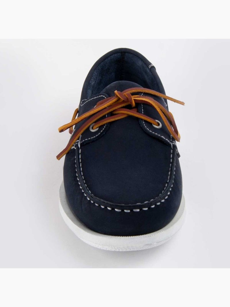 Nauticos Casual Cuero Purapiel Azul - Kiabi