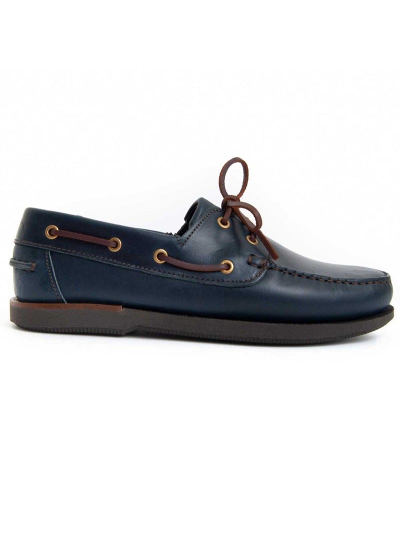 Nauticos Casual Cuero Purapiel Azul - Kiabi