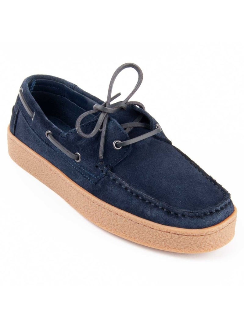 Nauticos Casual Cuero Purapiel Azul - Kiabi