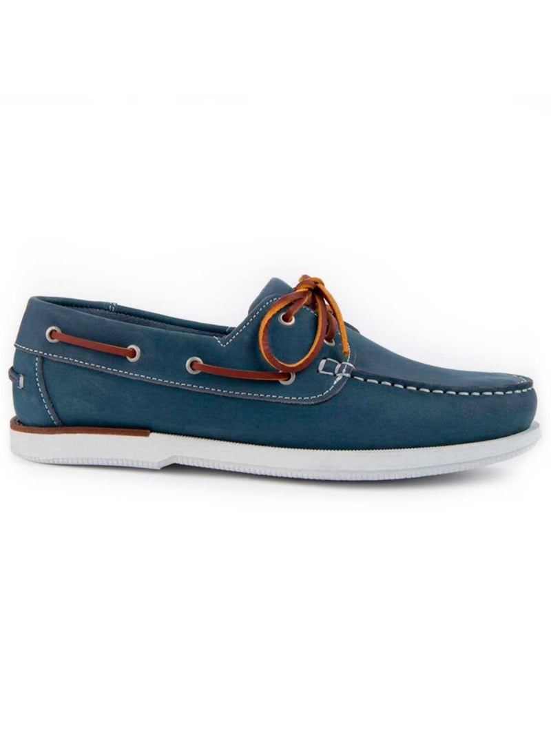 Nauticos Casual Cuero Purapiel Azul - Kiabi