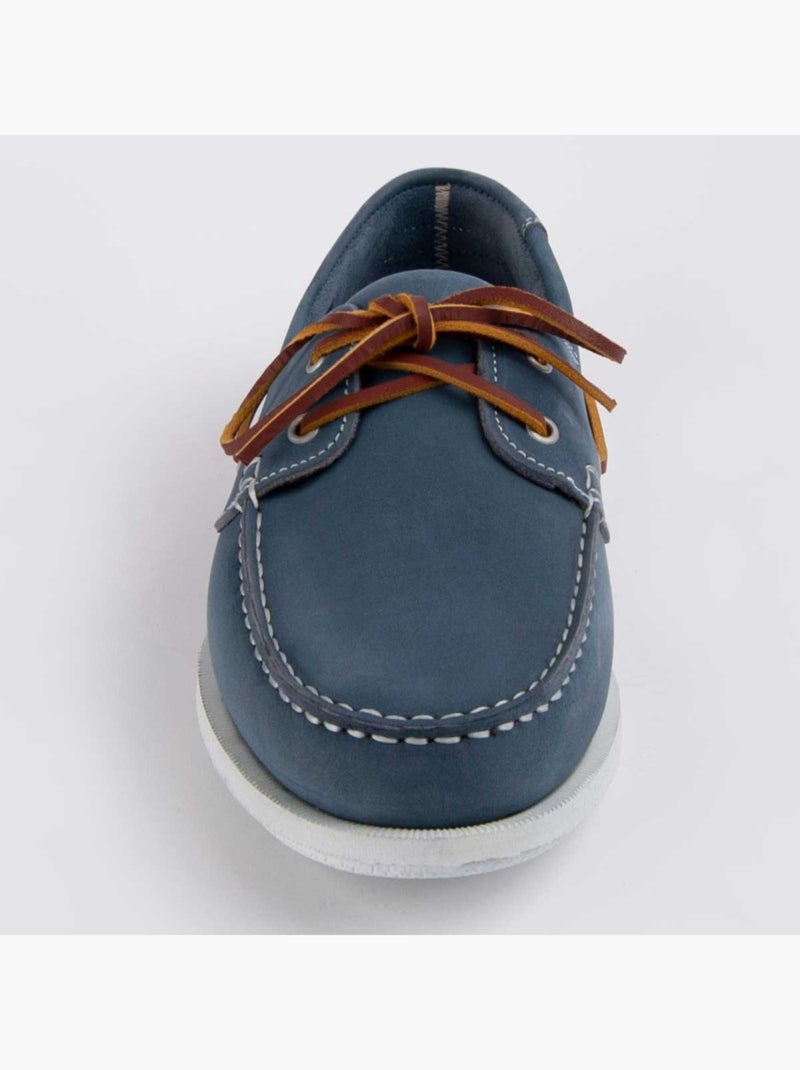 Nauticos Casual Cuero Purapiel Azul - Kiabi