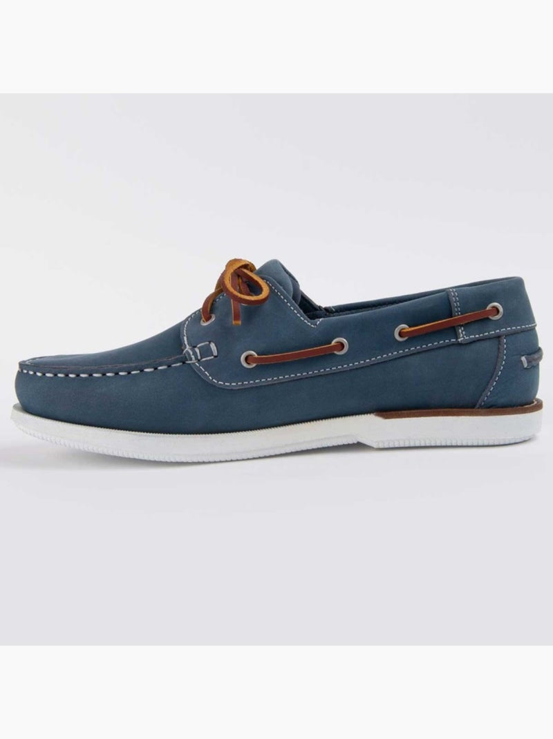 Nauticos Casual Cuero Purapiel Azul - Kiabi