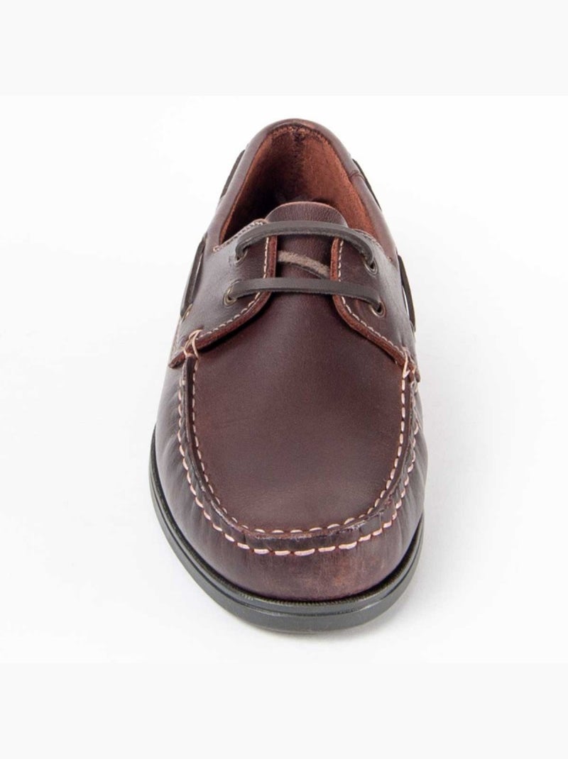 Nauticos Casual Cuero Purapiel Marrón - Kiabi