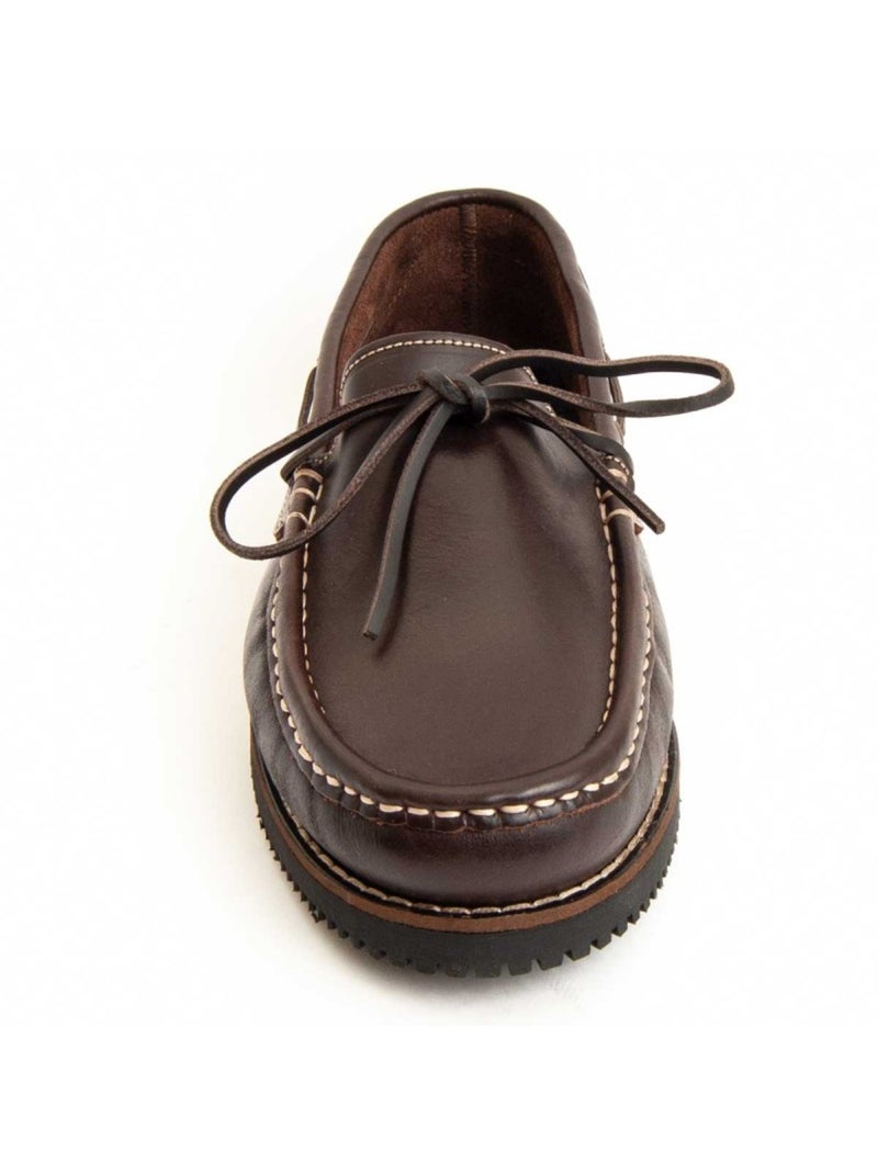 Nauticos Casual Cuero Purapiel Marrón - Kiabi