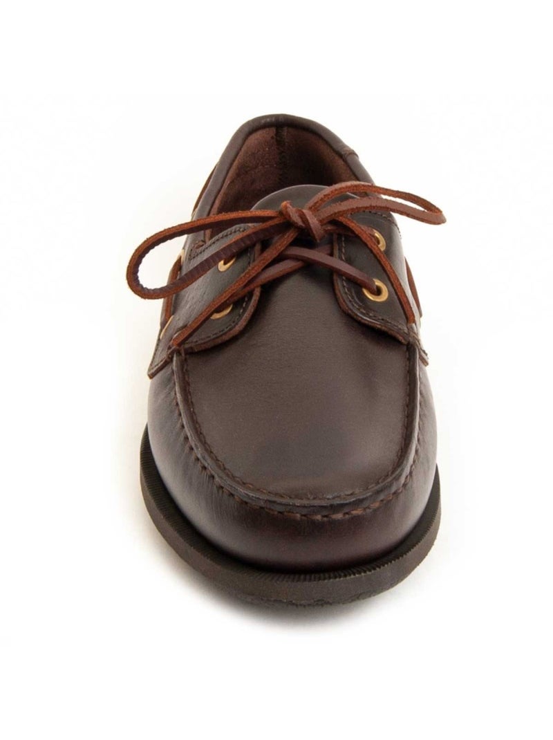 Nauticos Casual Cuero Purapiel Marrón - Kiabi