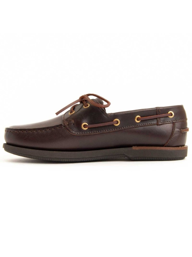 Nauticos Casual Cuero Purapiel Marrón - Kiabi