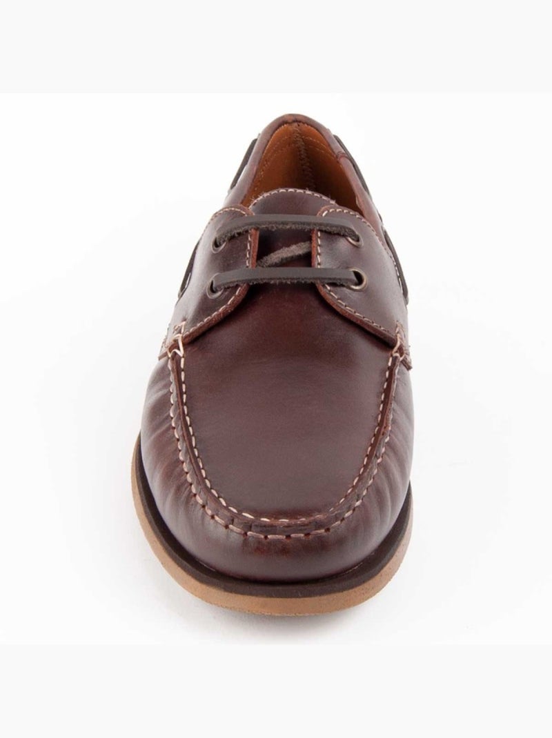 Nauticos Casual Cuero Purapiel Marrón - Kiabi