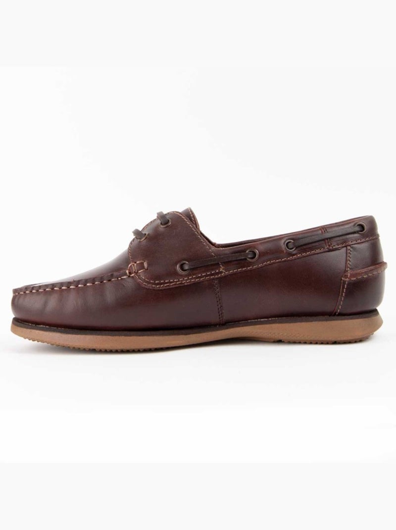 Nauticos Casual Cuero Purapiel Marrón - Kiabi