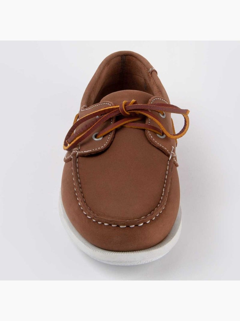 Nauticos Casual Cuero Purapiel Marrón - Kiabi
