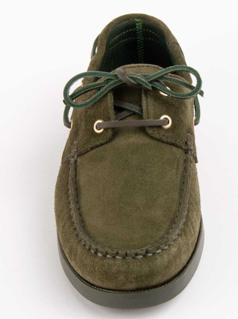 Nauticos Casual Cuero Purapiel Verde - Kiabi