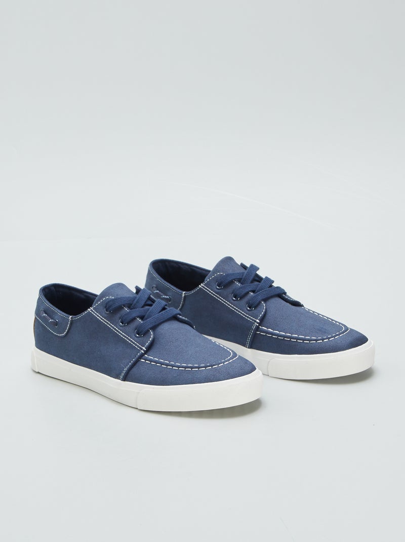 Náuticos con cordones AZUL - Kiabi