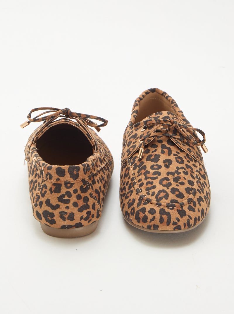 Náuticos de leopardo Marron - Kiabi