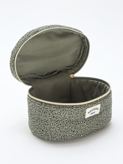 Neceser - Tipo maletín - Motivo de leopardo - Kiabi