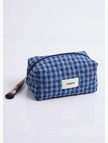 Neceser acolchado a cuadros - AFIBEL