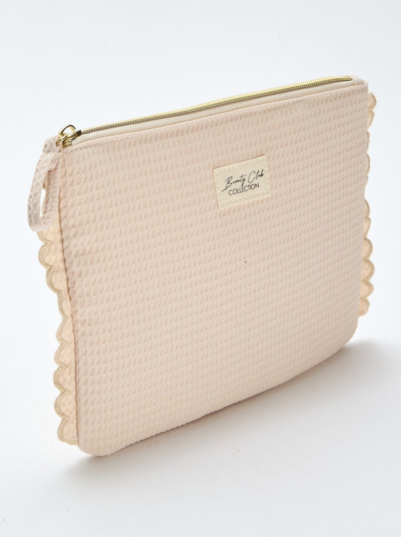 Neceser acolchado Beige - Kiabi