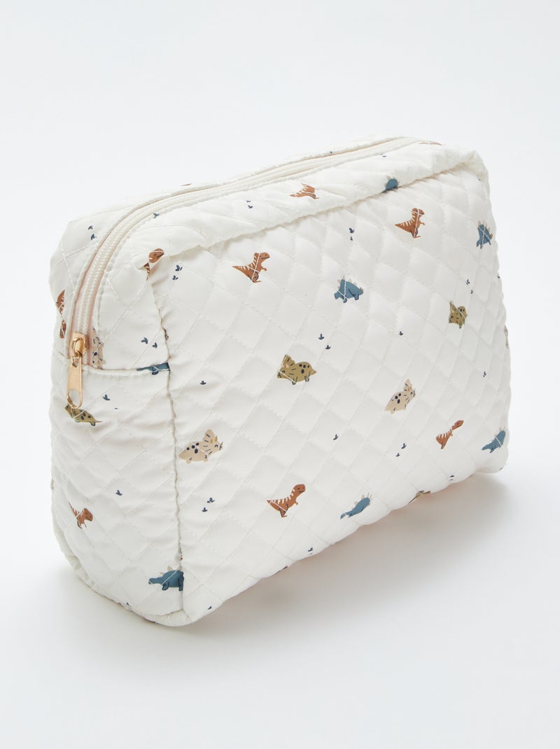 Neceser acolchado BLANCO - Kiabi