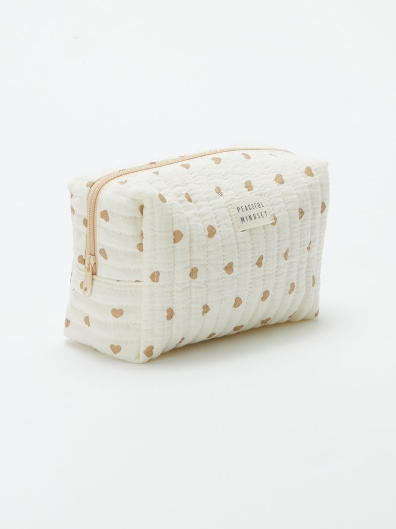 Neceser beige - Kiabi