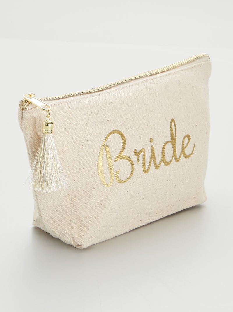 Neceser 'Bride' BEIGE - Kiabi