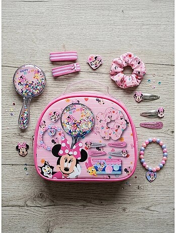 Neceser con espejo y accesorios para el pelo Minnie Disney