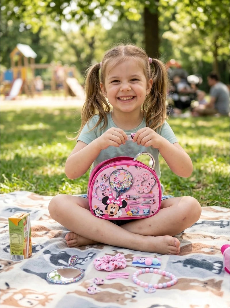 Neceser con espejo y accesorios para el pelo Minnie Disney Multicolor - Kiabi