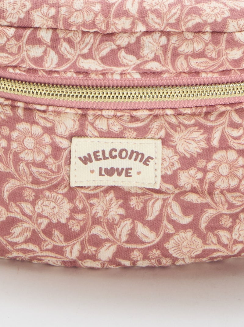 Neceser con estampado Rosa - Kiabi