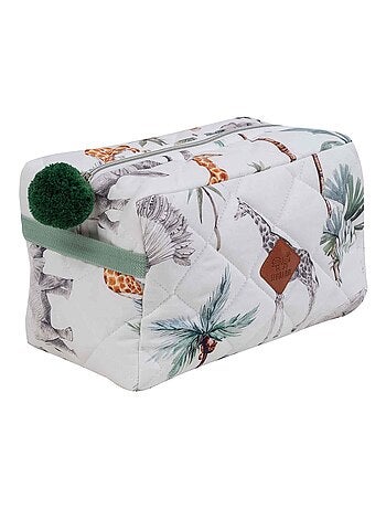 Neceser de algodón blanco, safari | SEVIRA KIDS