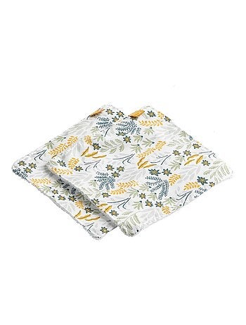 Neceser de algodón verde - SAUTHON