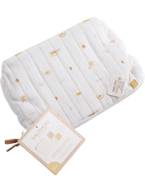 Neceser de algodón y toalla de - SAUTHON - Kiabi