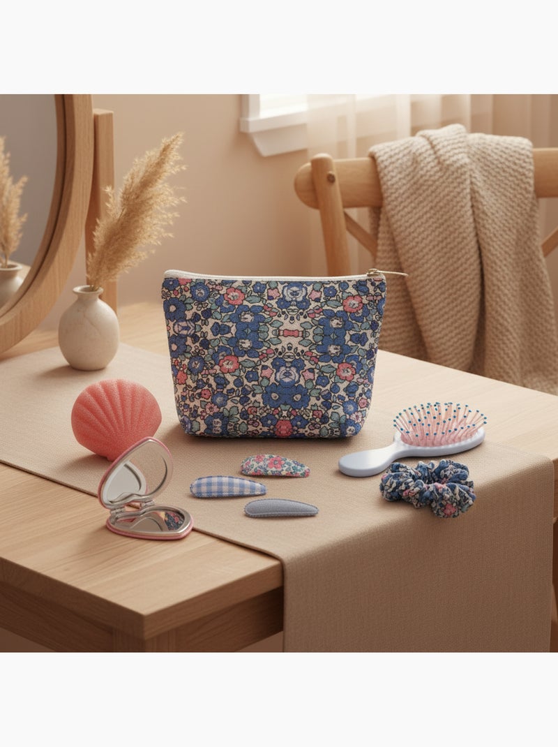 Neceser de belleza con accesorios Azul - Kiabi