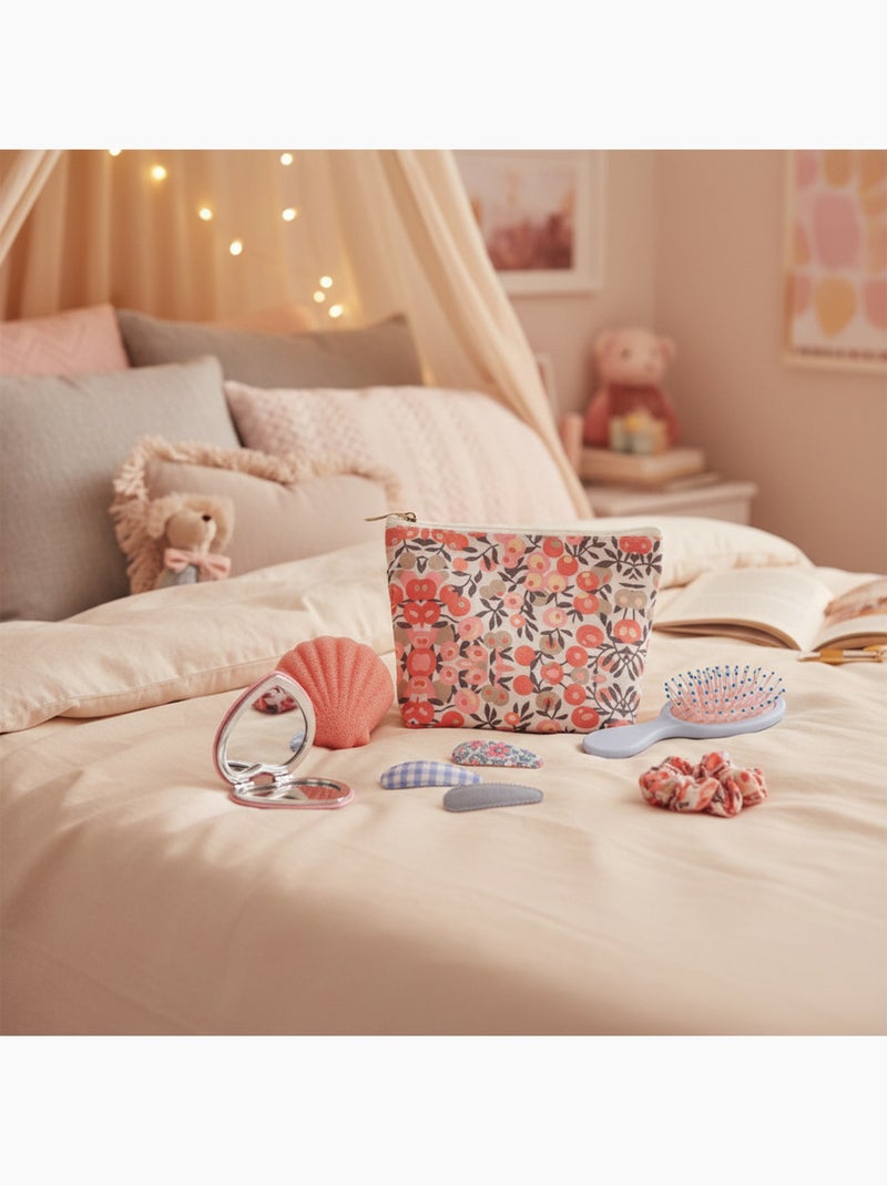 Neceser de belleza con accesorios Rosa - Kiabi