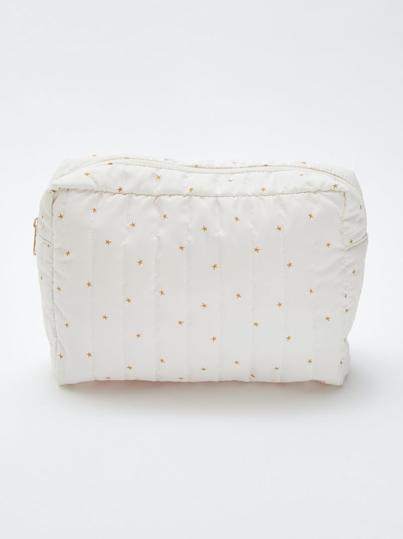 Neceser de cuidados estampado BLANCO - Kiabi