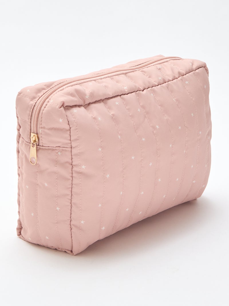 Neceser de cuidados estampado Rosa - Kiabi