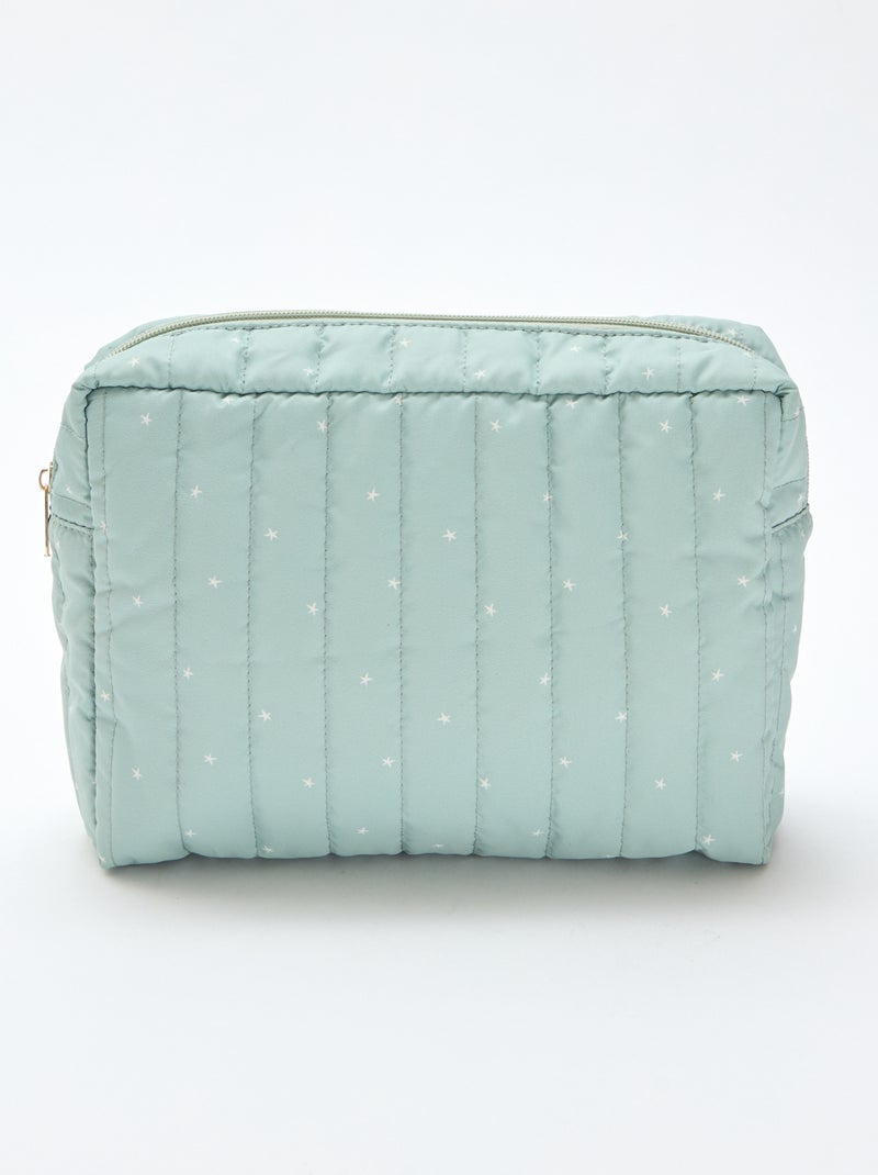 Neceser de cuidados estampado Verde - Kiabi