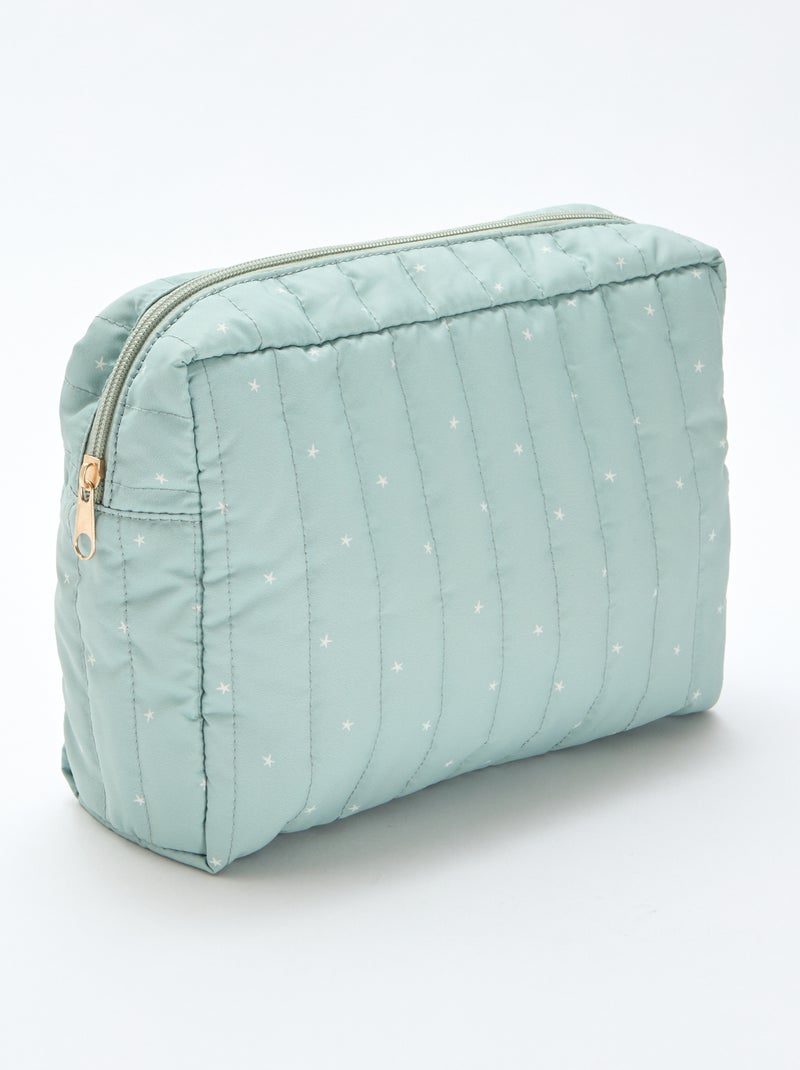 Neceser de cuidados estampado Verde - Kiabi