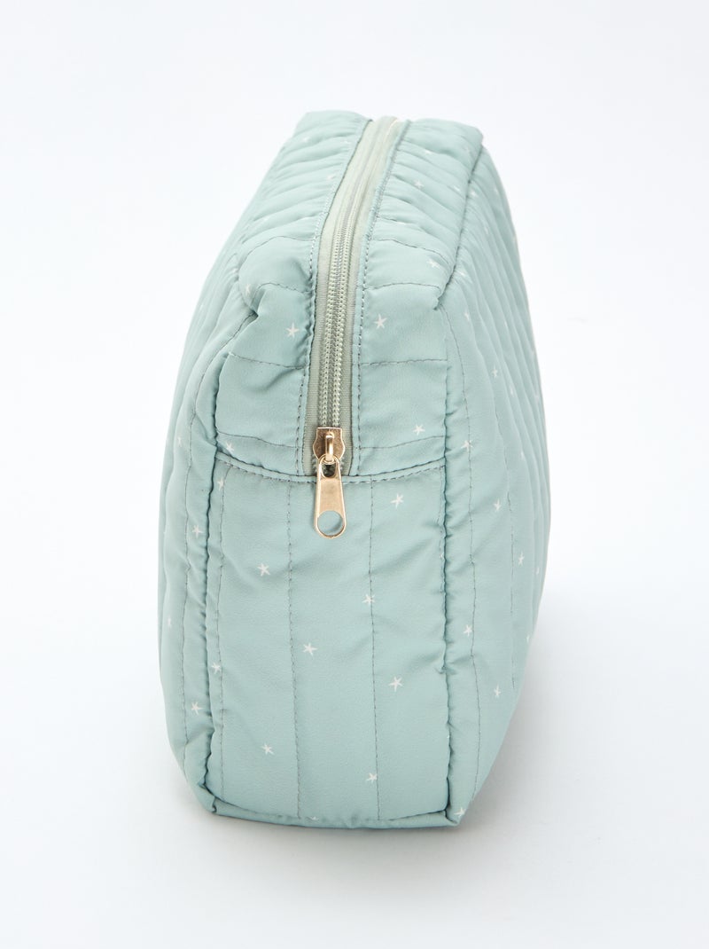 Neceser de cuidados estampado Verde - Kiabi