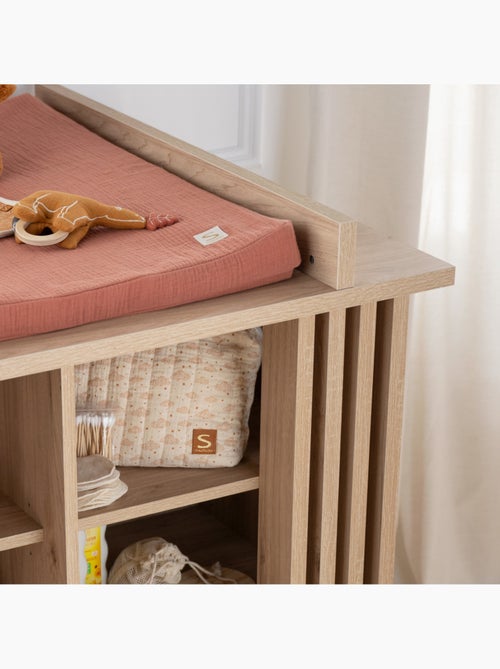 Neceser de gasa doble de algodón y cuadraditos de - SAUTHON - Kiabi