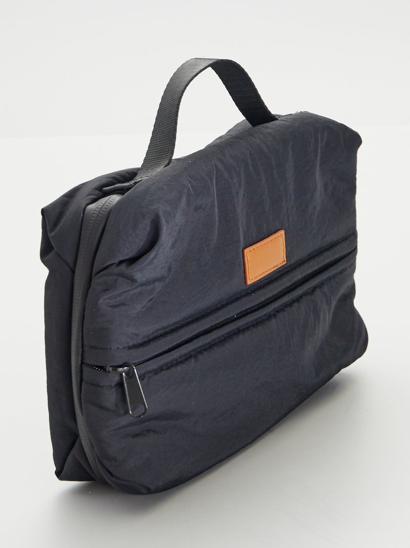 Neceser de nailon NEGRO - Kiabi