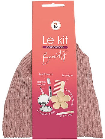 Neceser de viaje 6 accesorios de belleza algodón