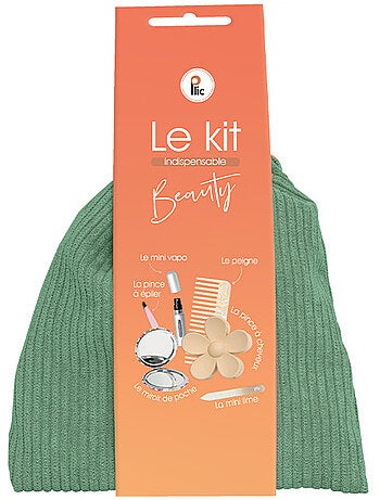 Neceser de viaje 6 accesorios de belleza algodón