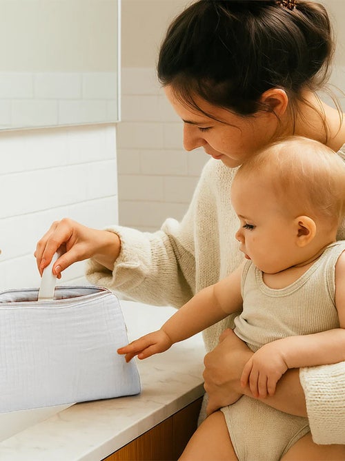 Neceser en Algodón Bio - Kiabi