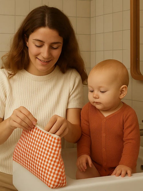 Neceser en Algodón Bio - Kiabi