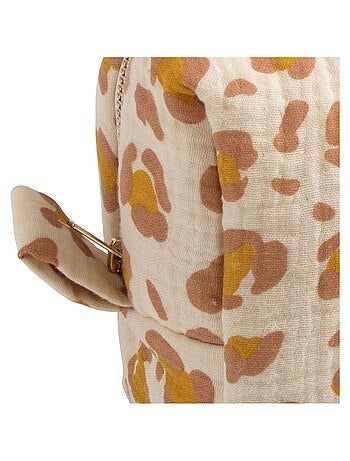 Neceser en gasa de algodón con estampado de - SAUTHON