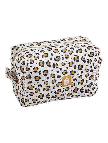 Neceser en gasa de algodón con estampado de - SAUTHON