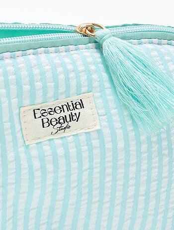 Neceser estampado con cremallera