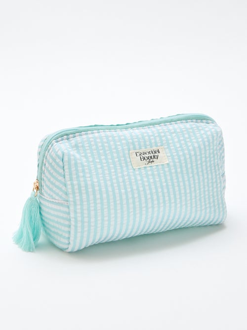 Neceser estampado con cremallera - Kiabi