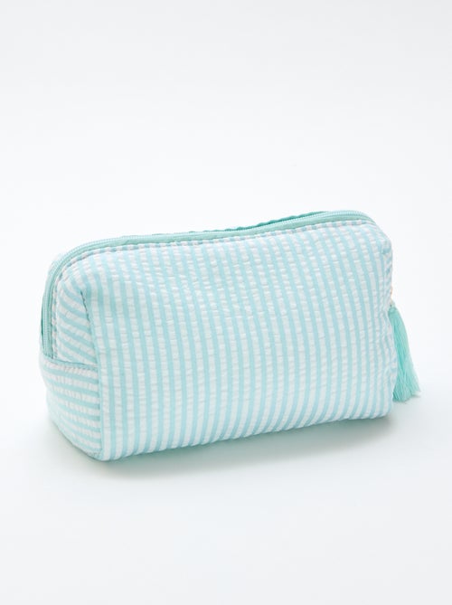 Neceser estampado con cremallera - Kiabi