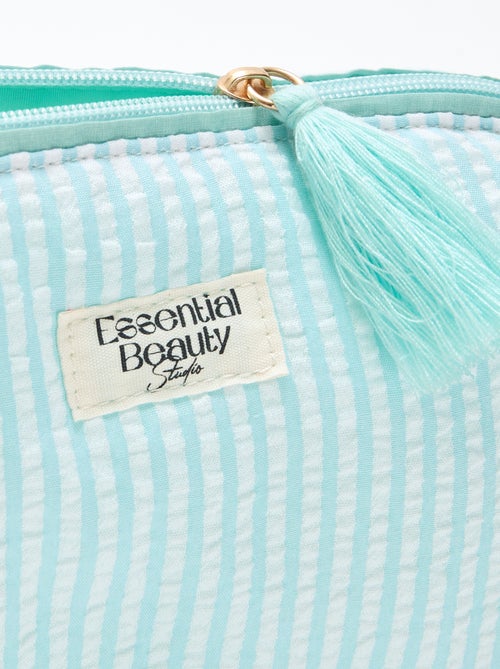 Neceser estampado con cremallera - Kiabi